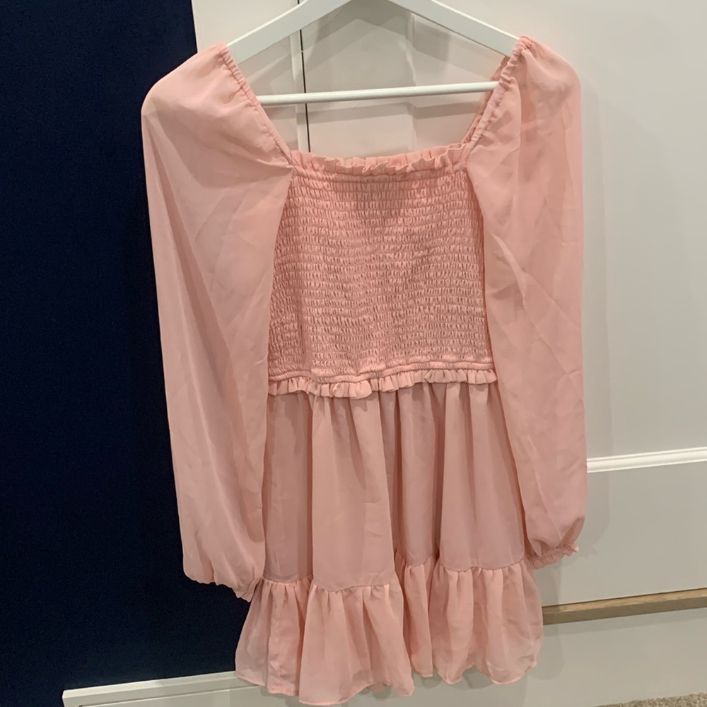 Women’s size XS light pink midi dress